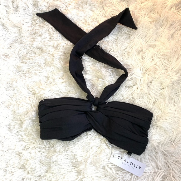 NWT SEAFOLLY BANDEAU BIKINI TOP - Picture 2 of 4